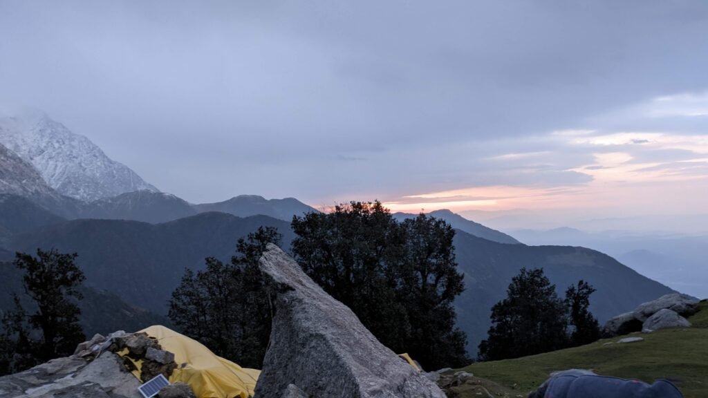 Sunrise from Triund Top