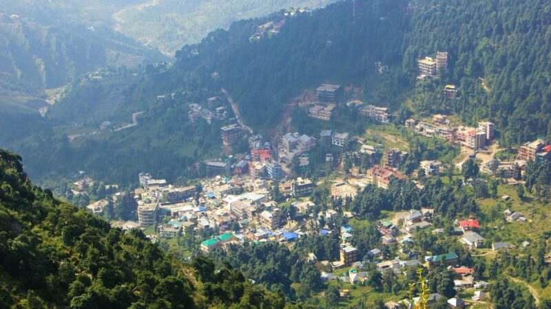 View point of Dharamshala from Macleodganj